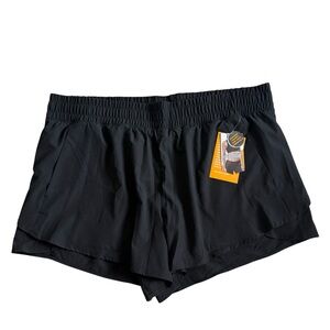 Avia Black Moisture-Wicking Bike Liner Shorts – XXXL (22)